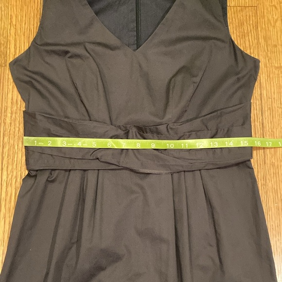 Loft Brown Cotton Dress Size 8 - Picture 13 of 14
